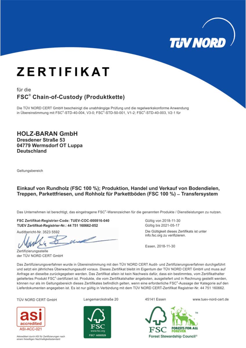 Zertifizierungsverfahren von dem TÜV NORD CERT